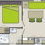 Camping Mobil Avec Terrasse Pour 3 Personnes - Api-1-52-691 *